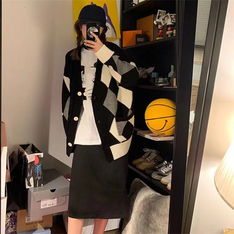 Knitted Cardigan Women Coat Top - Alpaca House