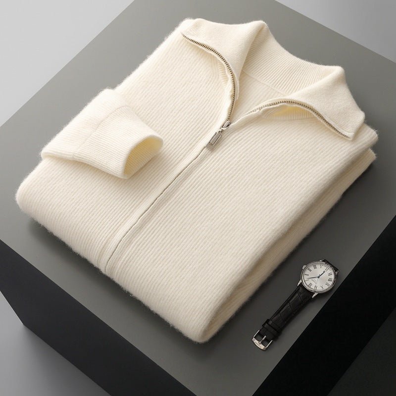 Knitted Cardigan Wool Coat Australian Men - Alpaca House