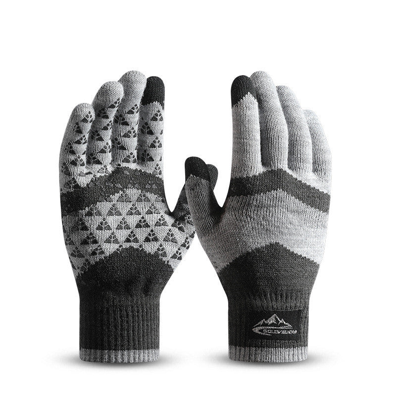 Knitted Gloves For Men And Women For Outdoor Riding - Alpaca House