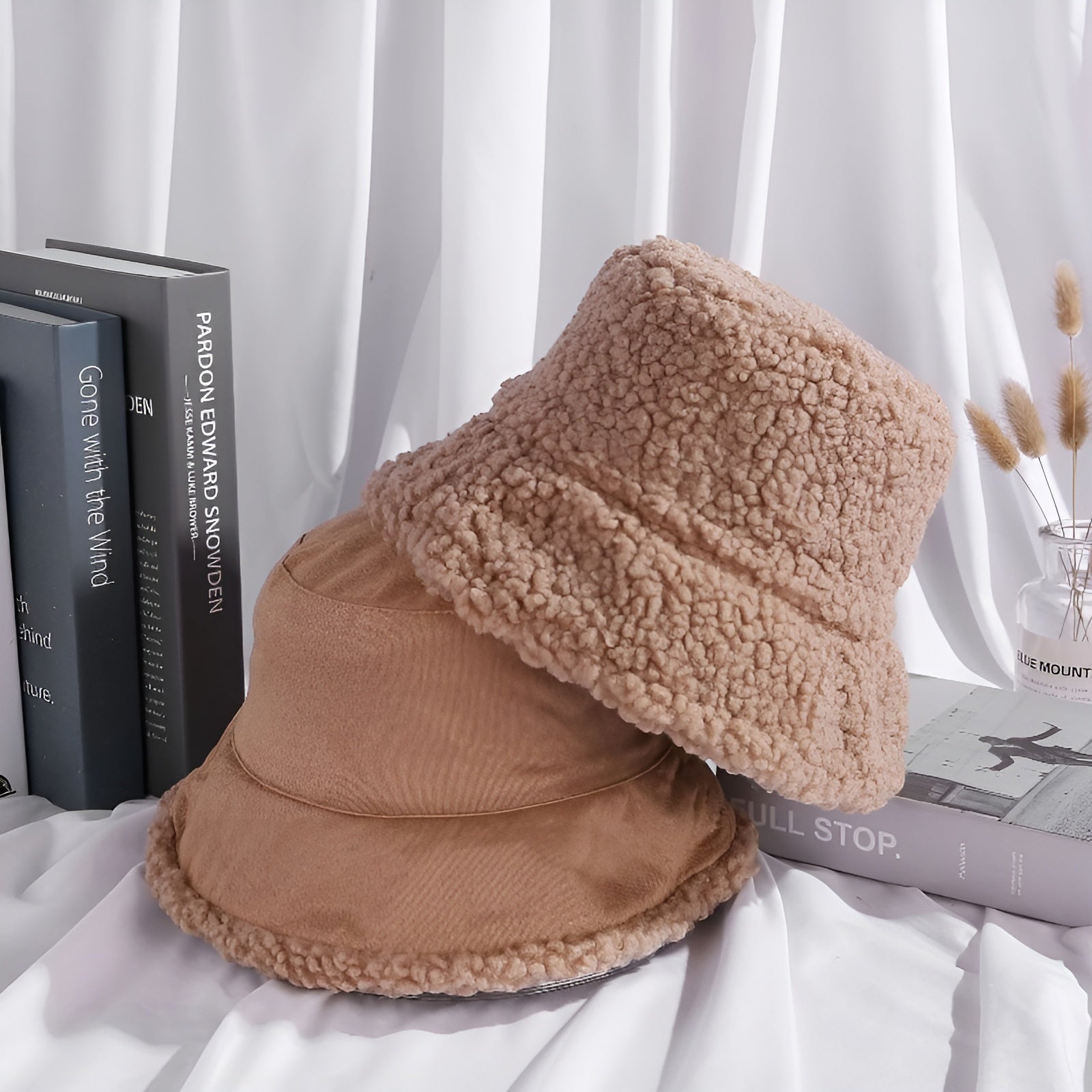 Lamb Wool Reversible Hat Luxe Warmth Meets Versatile Style - Alpaca House