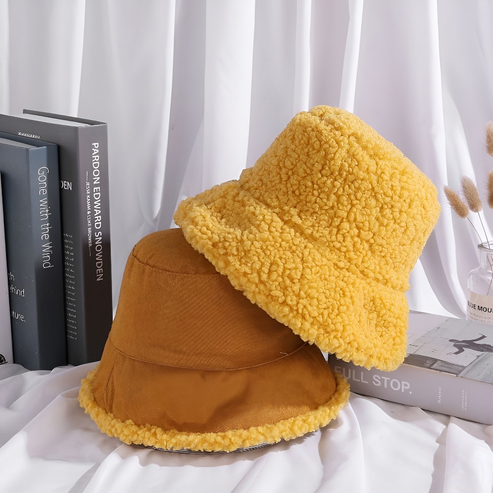 Lamb Wool Reversible Hat Luxe Warmth Meets Versatile Style - Alpaca House