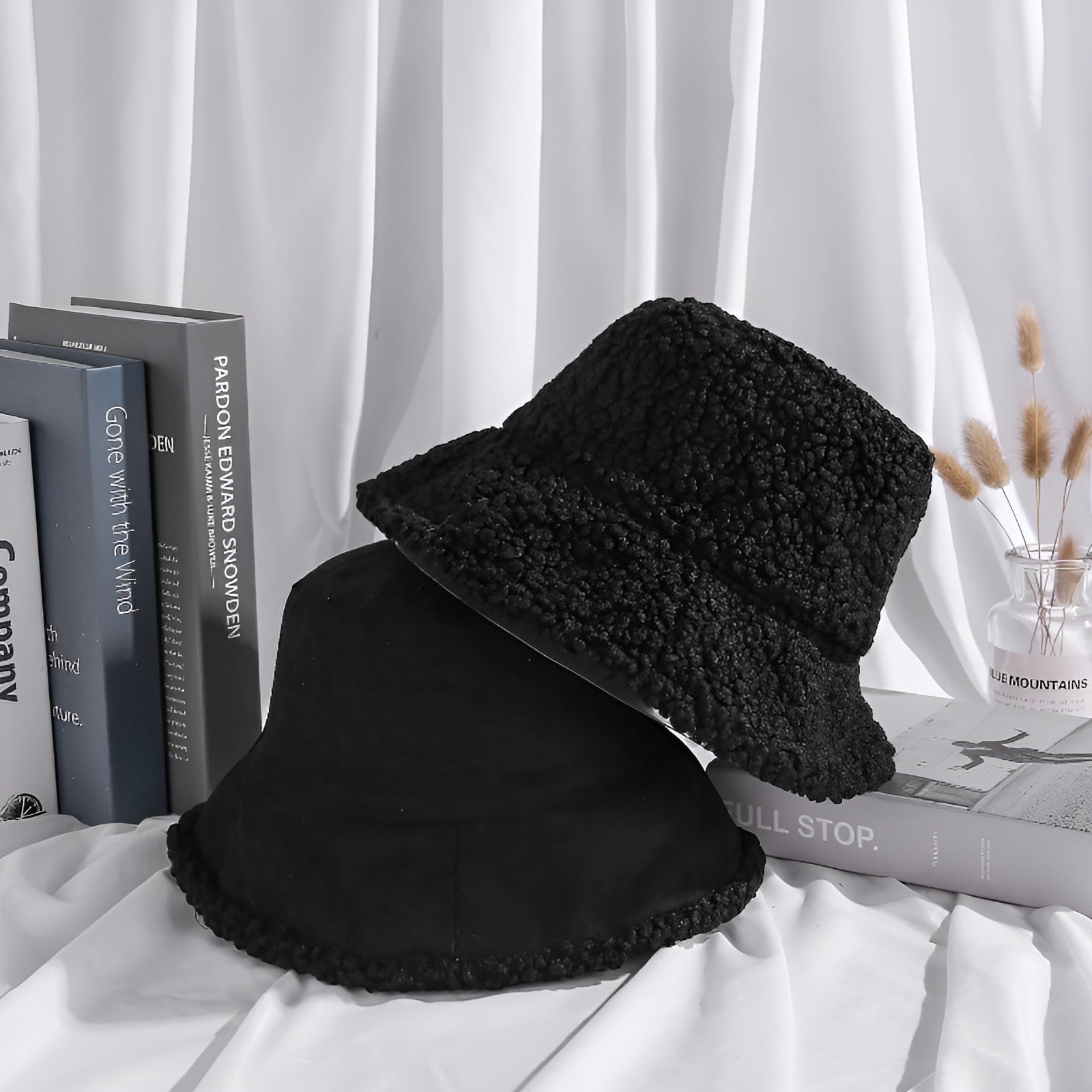 Lamb Wool Reversible Hat Luxe Warmth Meets Versatile Style - Alpaca House