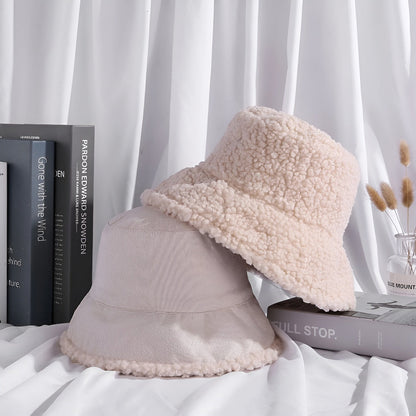 Lamb Wool Reversible Hat Luxe Warmth Meets Versatile Style - Alpaca House