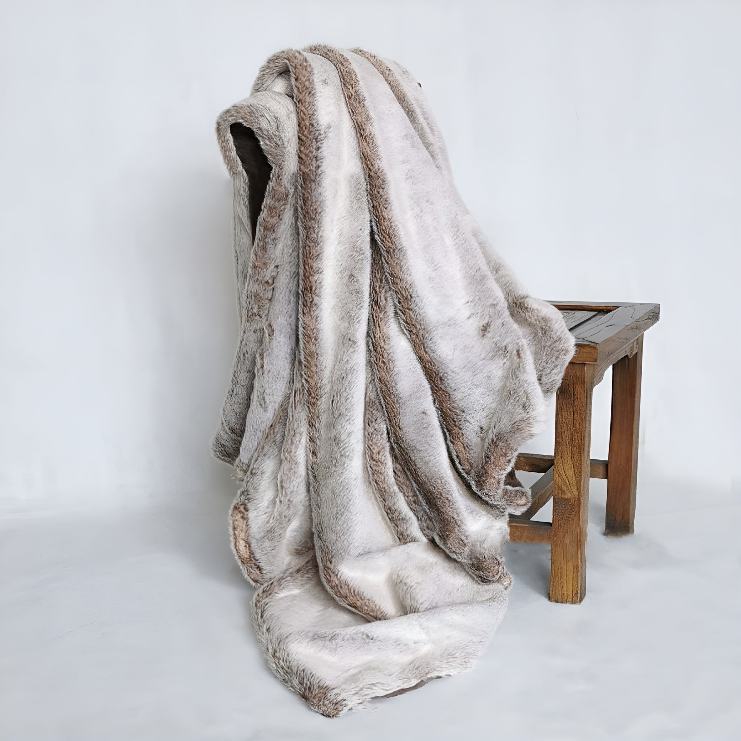 Long Wool Double - Layer Blanket Thickened Artificial Wool Warmth with Luxurious Soft Comfort - Alpaca House