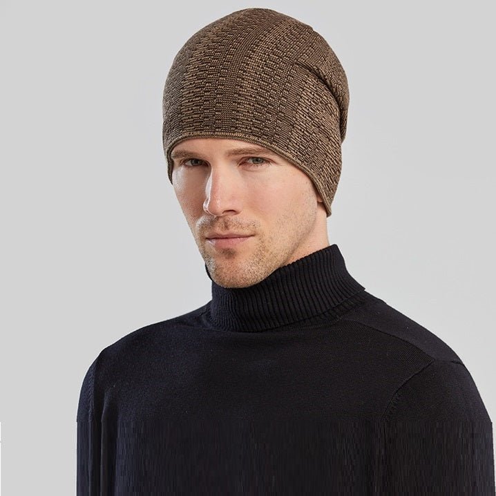 Men's New Winter Simple Wool Pullover Hat - Alpaca House