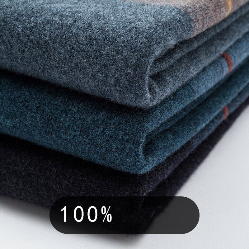 Men's Pure Wool Sweater Crewneck Knitted Sweater - Alpaca House