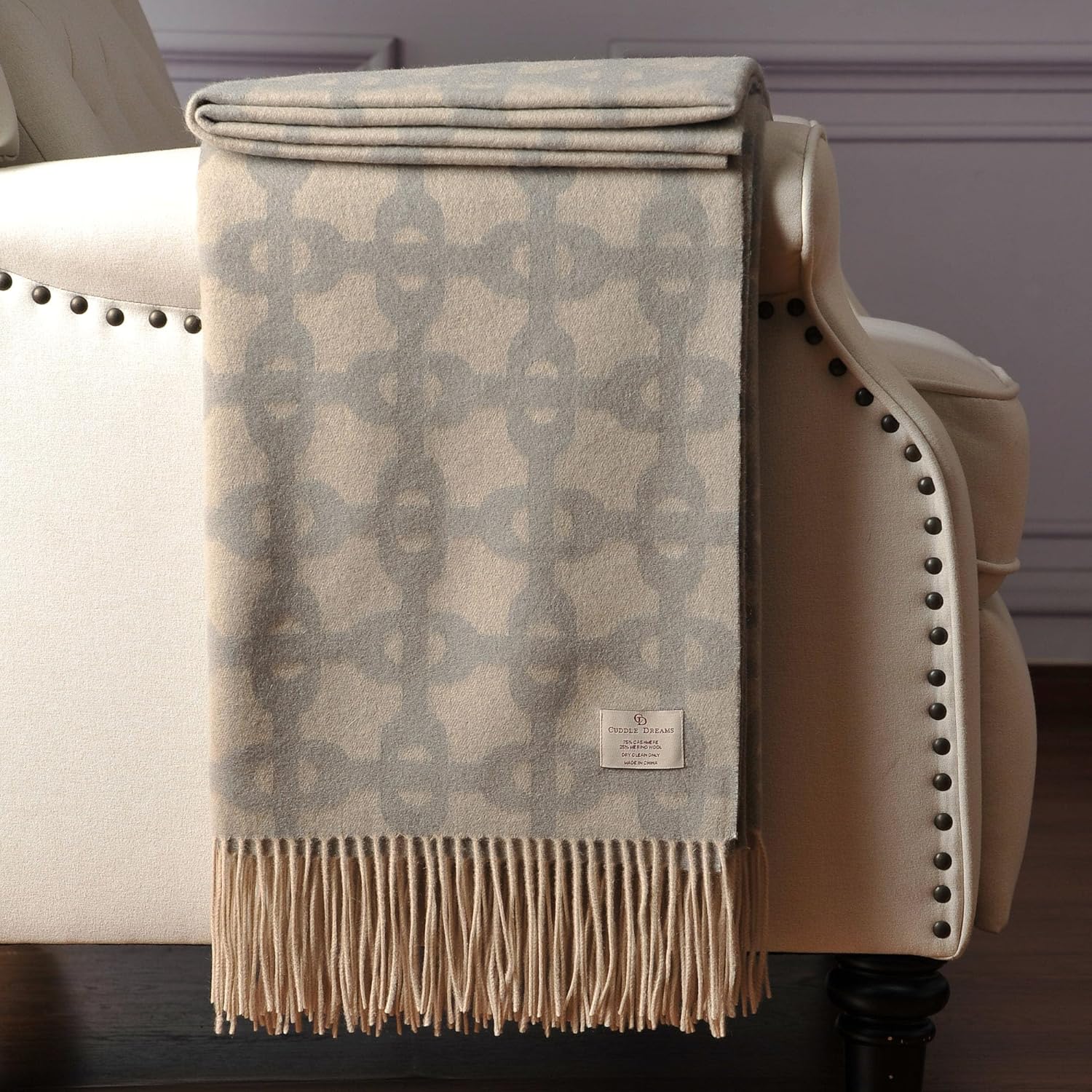 Cashmere Throw Blanket –  Yellow