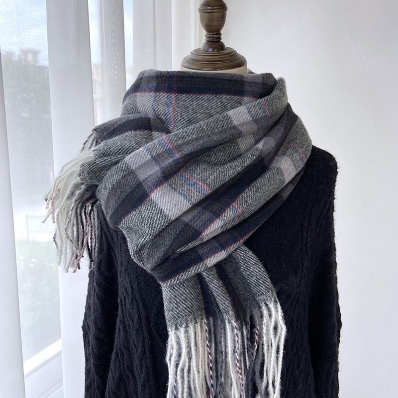 Plaid Scarf Women's Autumn And Winter Scarf - Alpaca House