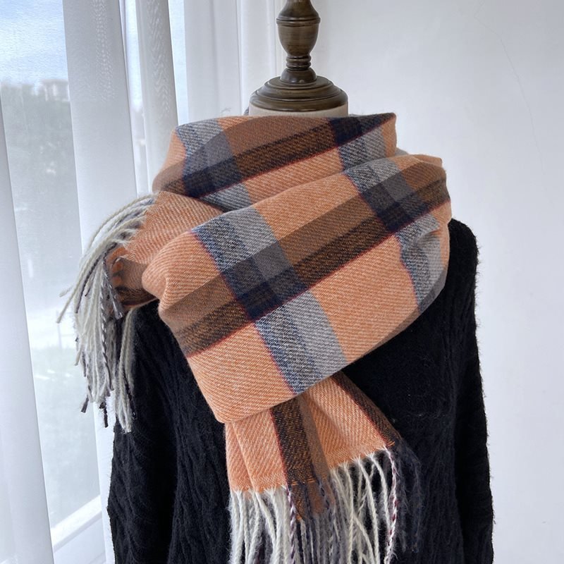 Plaid Scarf Women's Autumn And Winter Scarf - Alpaca House