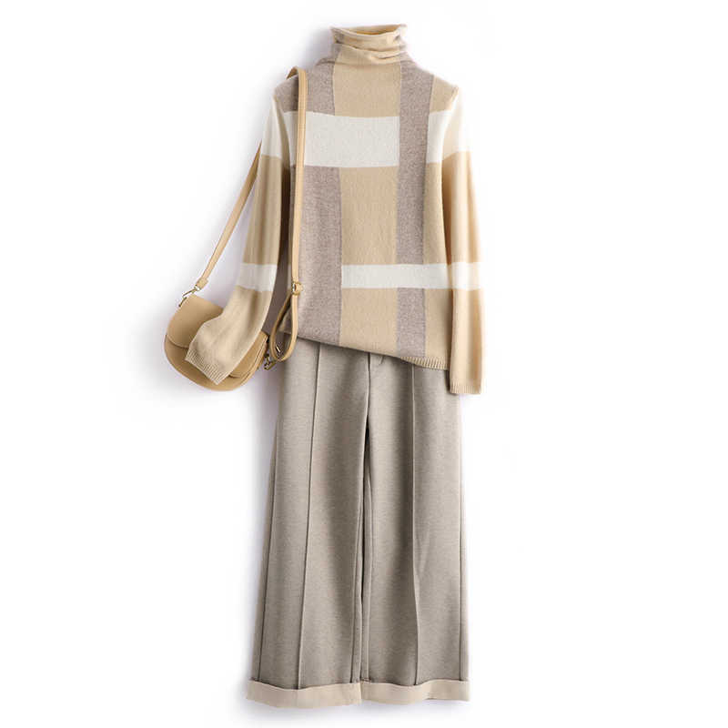 Pure Wool Layered Collar Sweater - Alpaca House