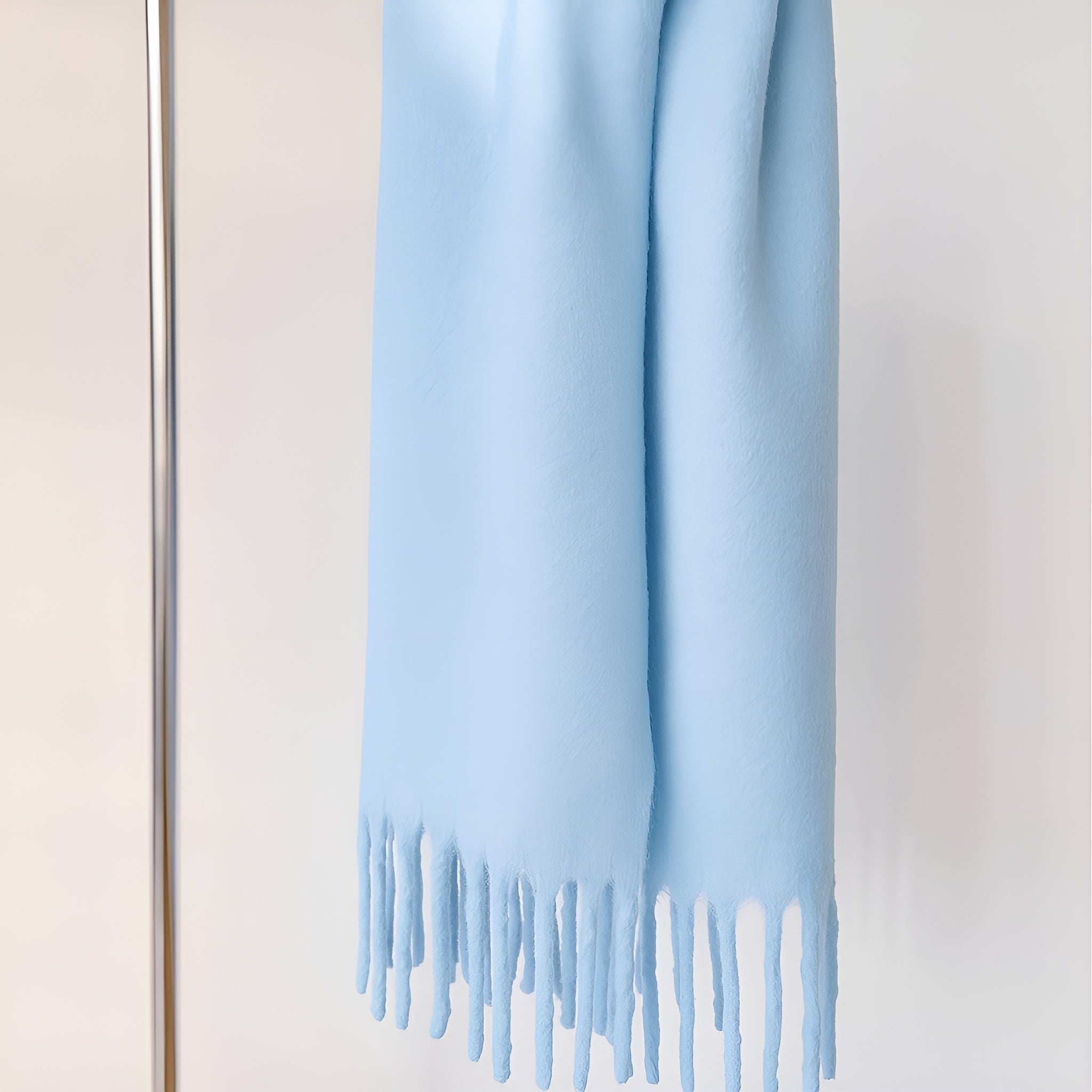 Soft Wool–Mohair Scarf & Shawl Minimalist Solid Colors with Cozy, Lightweight Warmth - Alpaca House