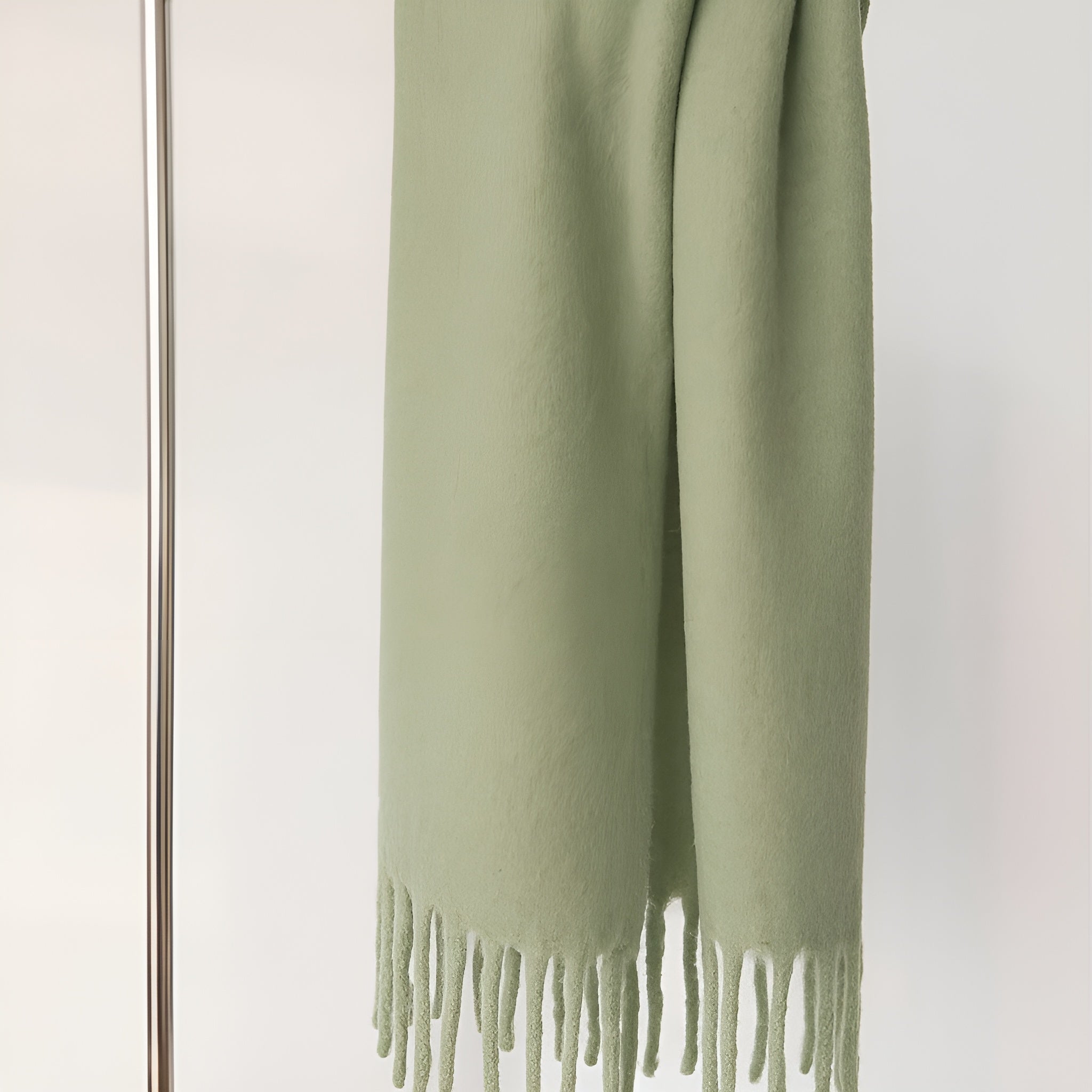 Soft Wool–Mohair Scarf & Shawl Minimalist Solid Colors with Cozy, Lightweight Warmth - Alpaca House