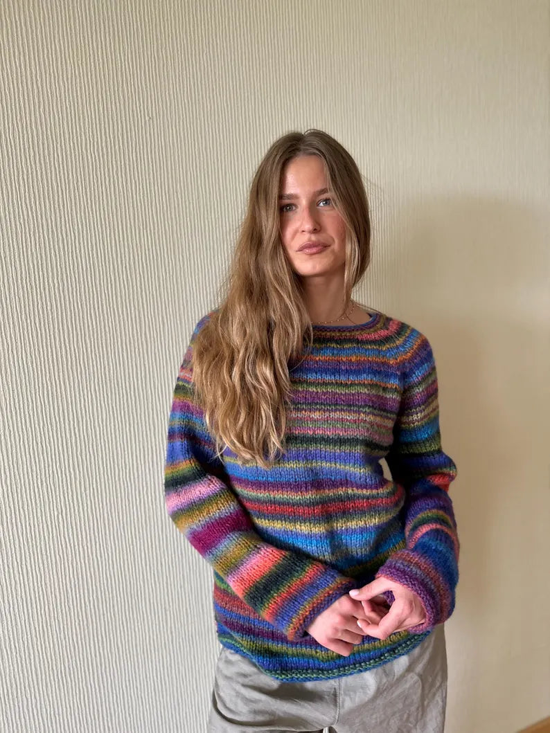 Merino Wool Sweater – Colorful