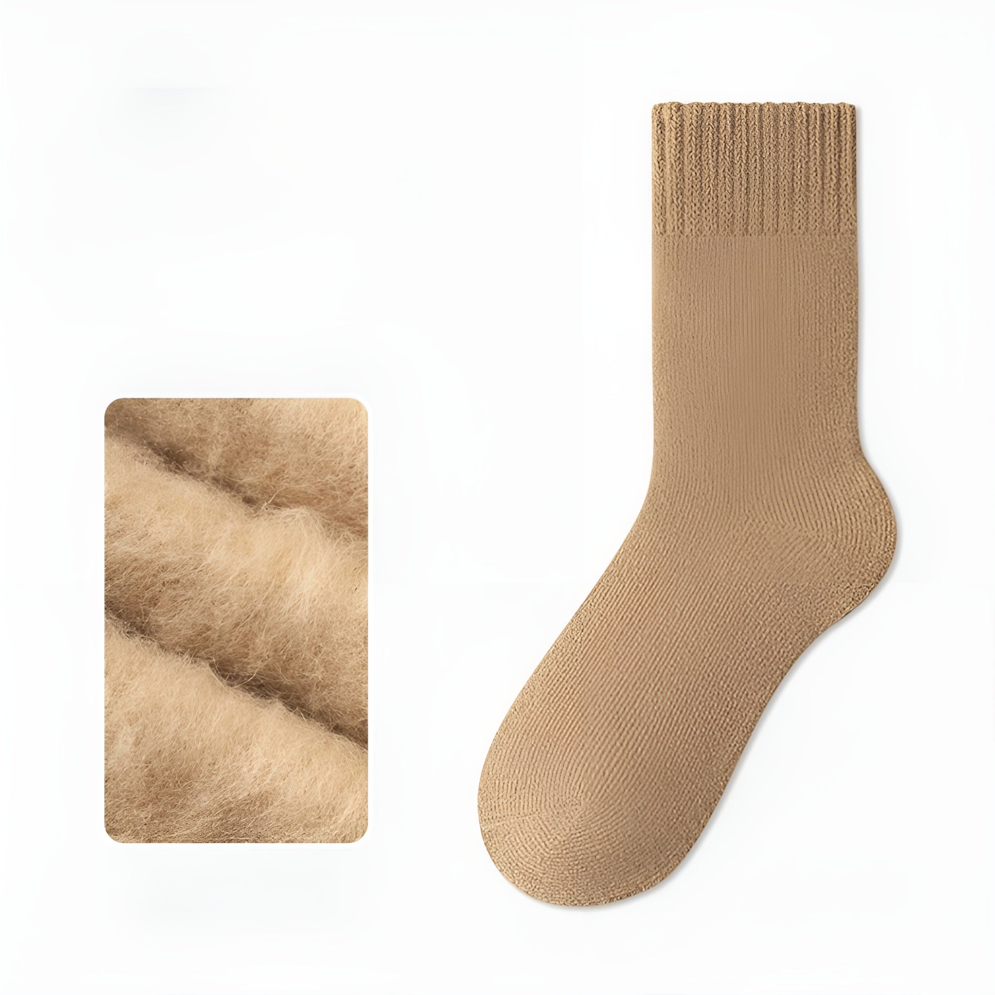 Thick Cashmere Men’s Socks Fleece - Lined Warmth with All - Day Comfort - Alpaca House