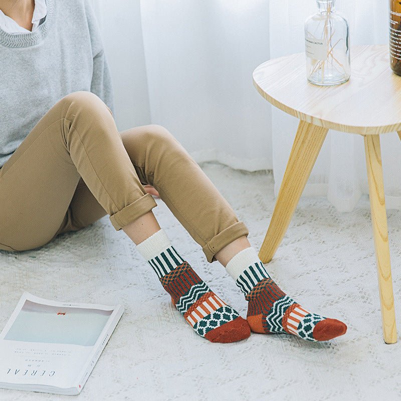 Thick warm wool socks - Alpaca House