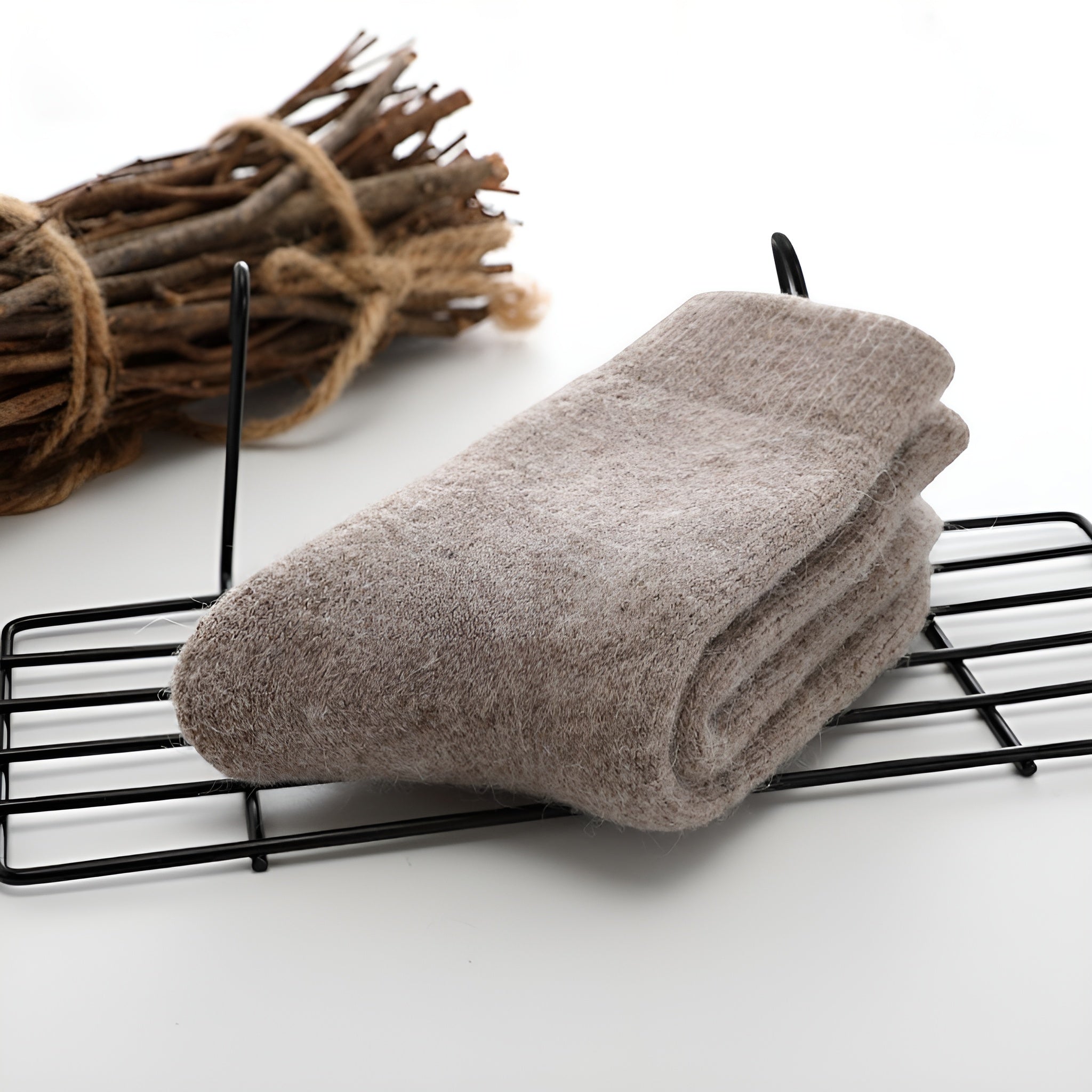 Thick Wool & Cashmere Socks Plush Warmth with Cozy, Luxurious Comfort - Alpaca House