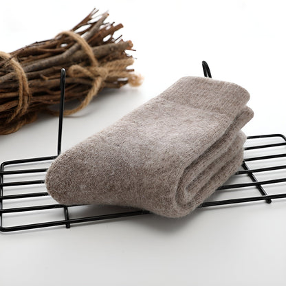 Thick Wool & Cashmere Socks Plush Warmth with Cozy, Luxurious Comfort - Alpaca House