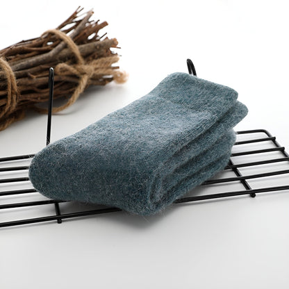 Thick Wool & Cashmere Socks Plush Warmth with Cozy, Luxurious Comfort - Alpaca House