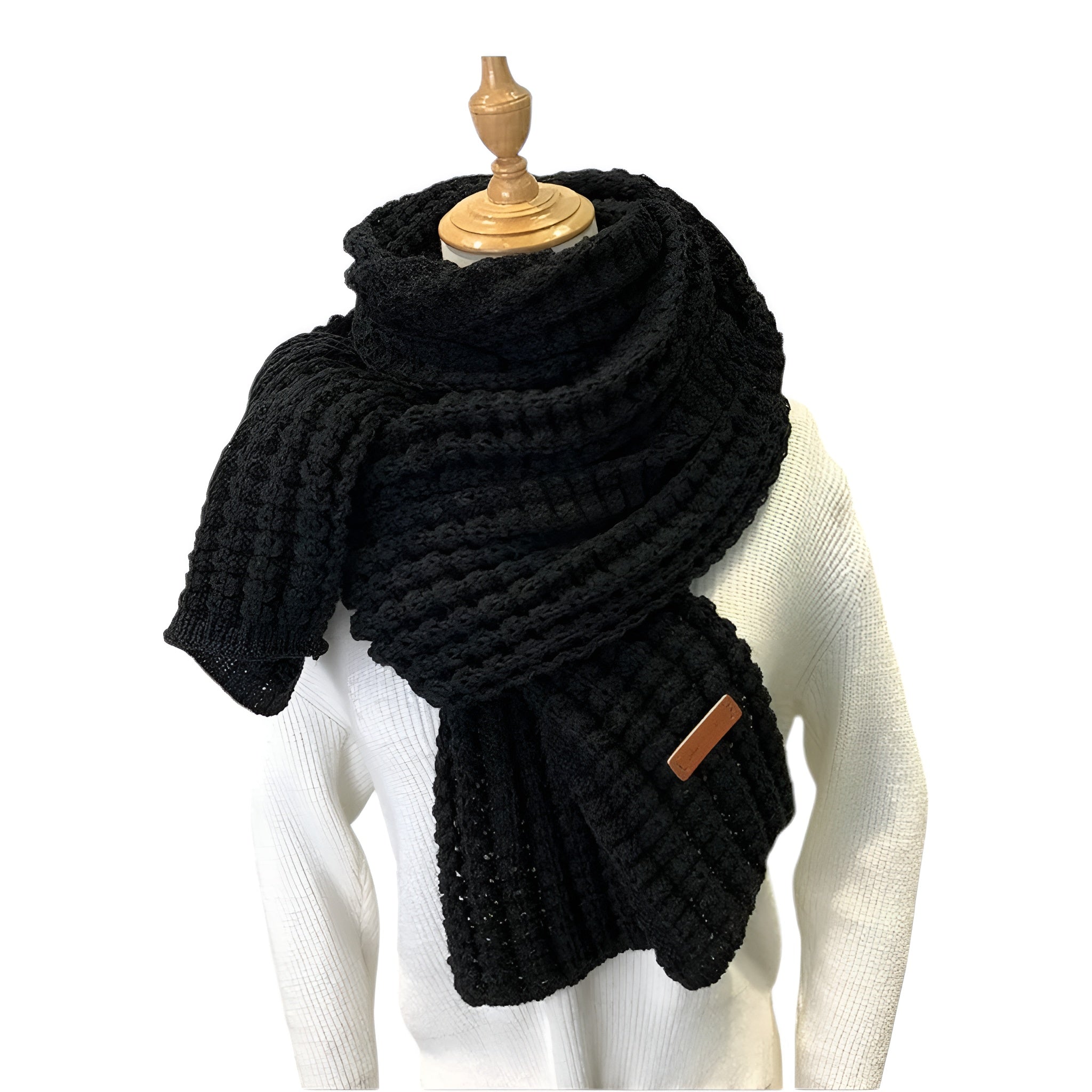 Thick Wool Women’s Shawl Scarf Luxuriously Warm, Wildly Versatile & Stylish - Alpaca House