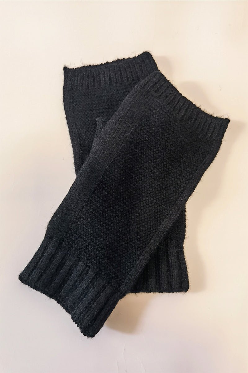 Warm Fingerless Wool Cashmere Gloves - Alpaca House