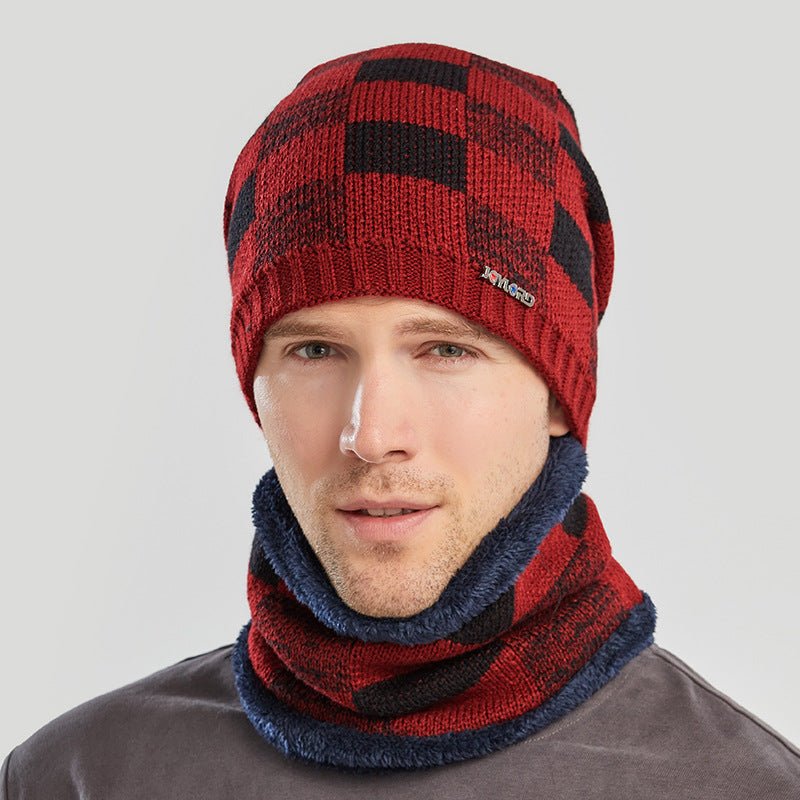 Winter Hat Pullover Bib Suit Plus Fluffy Thread - Alpaca House