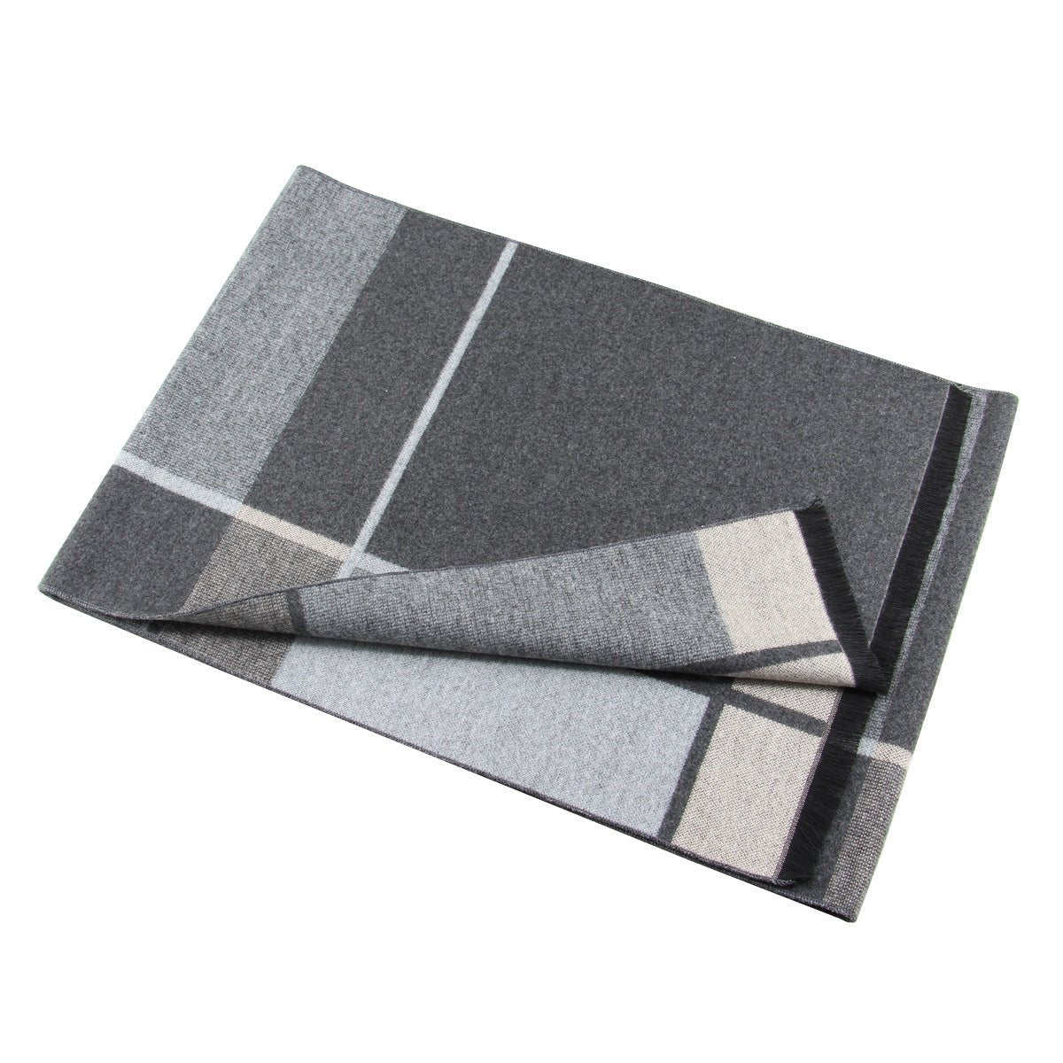 Winter Warm Men's Scarf Middle - aged And Elderly Brushed Scarf - Alpaca House