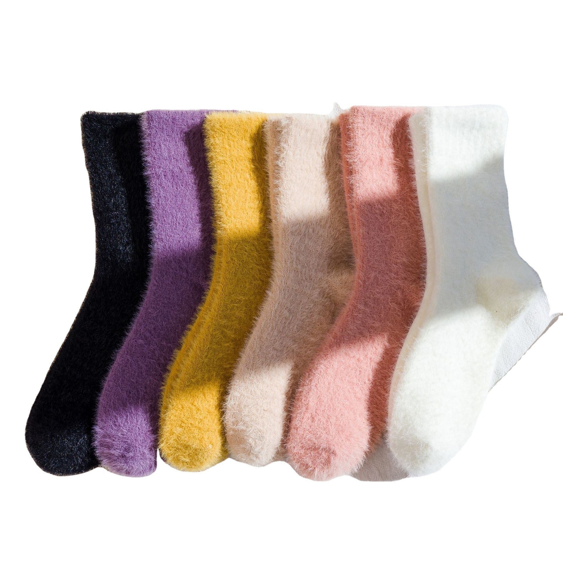 Women Plush Home Sleeping Socks - Alpaca House