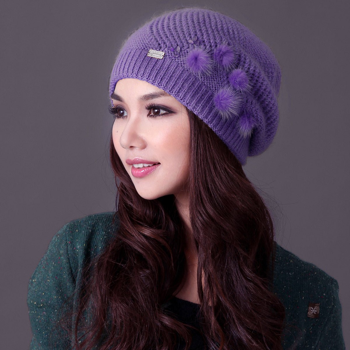 Women's All - match Warm Knitted Beanie - Alpaca House
