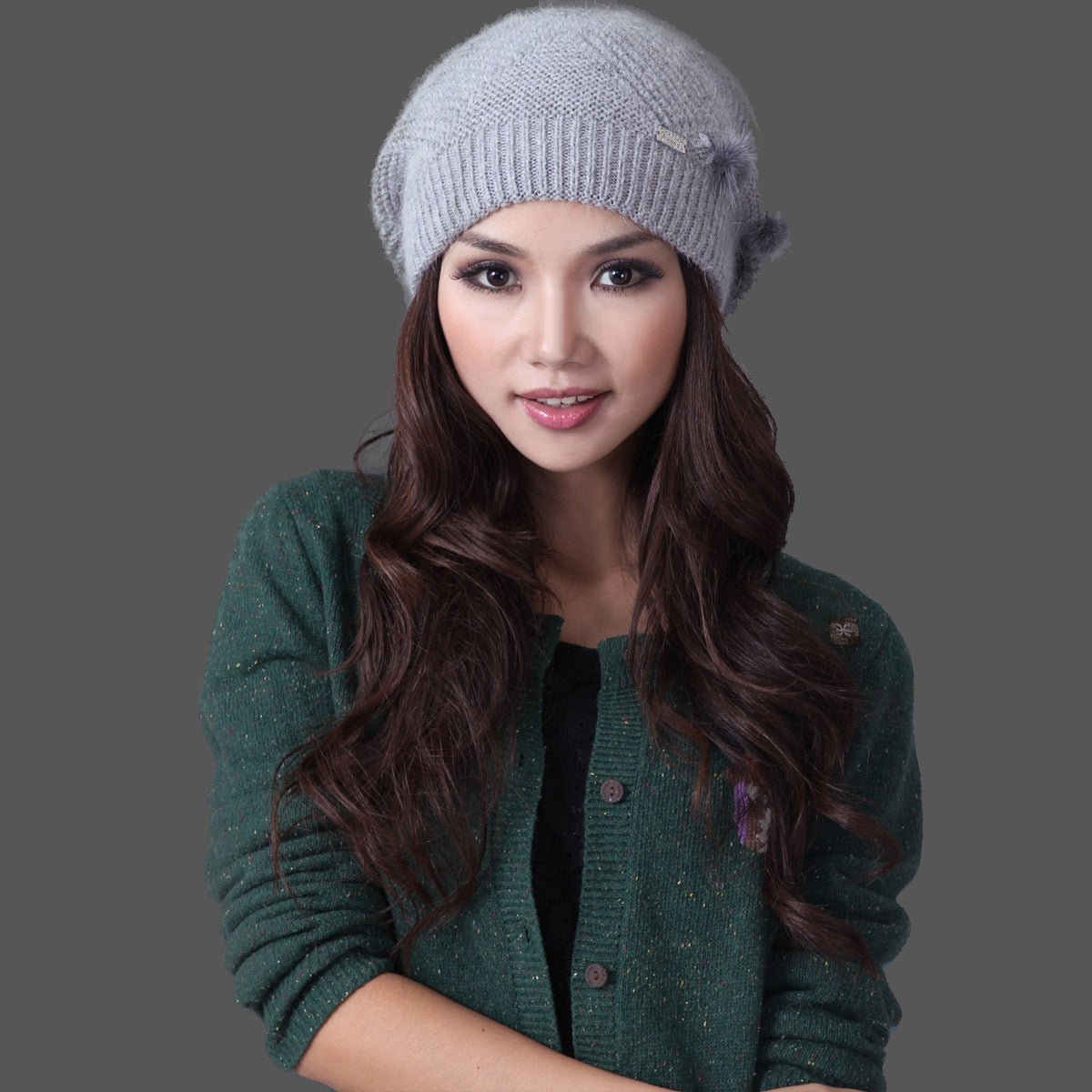 Women's All - match Warm Knitted Beanie - Alpaca House