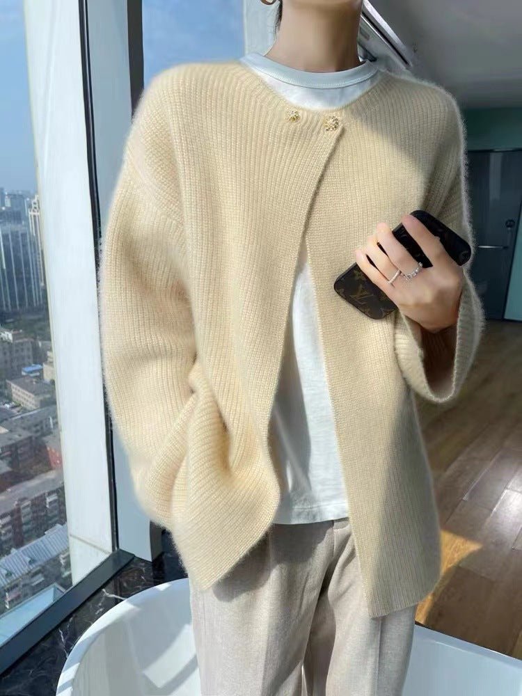 Women’s All - Match Wool Knit Cardigan Coat - Alpaca House