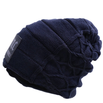 Wool Knit Fleece - Lined Cap Premium Warmth for Men - Alpaca House