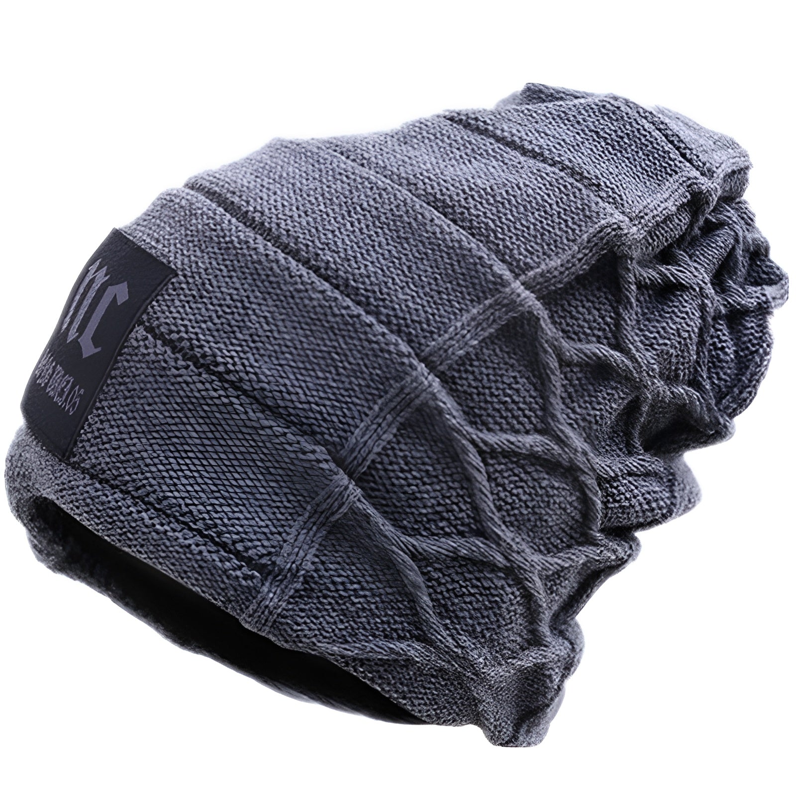 Wool Knit Fleece - Lined Cap Premium Warmth for Men - Alpaca House