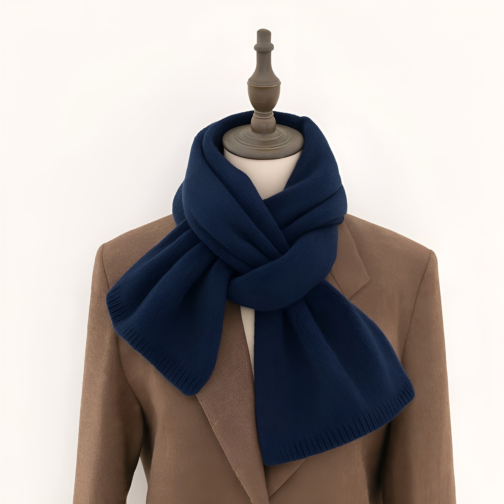 Wool Knitted Solid - Color Scarf Cozy Soft Warmth with Clean, Timeless Style - Alpaca House