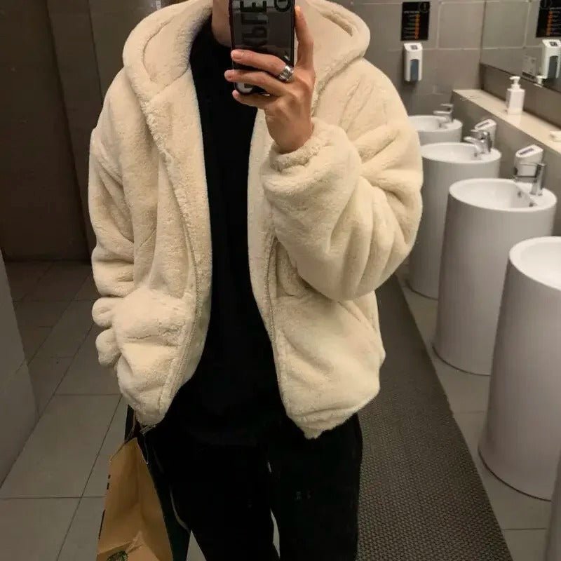 Wool Modern Overcoat Sleek Korean Tailoring for Men's Winter Comfort - Alpaca House