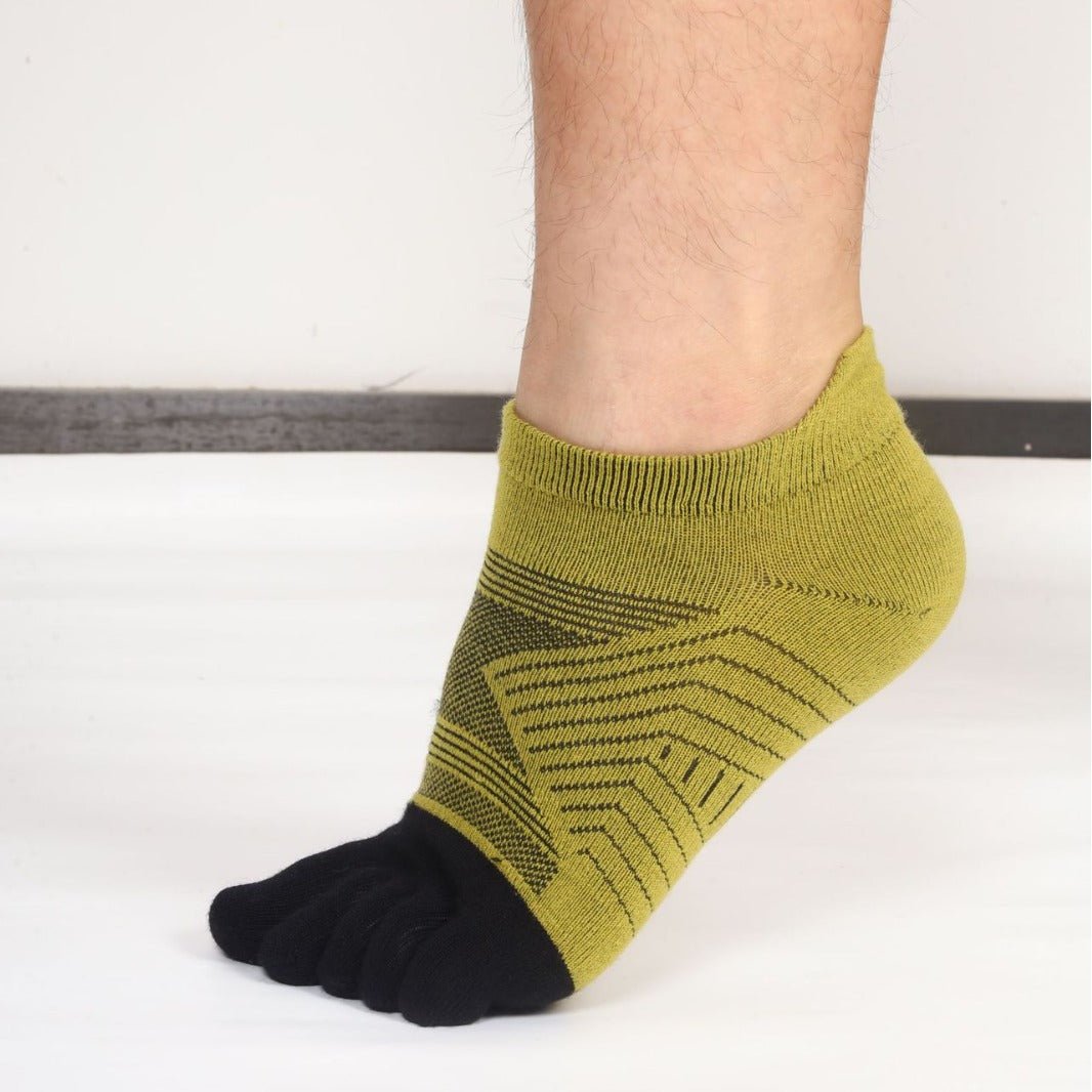 Wool Plush Toe Socks Men's Short Tube - Alpaca House