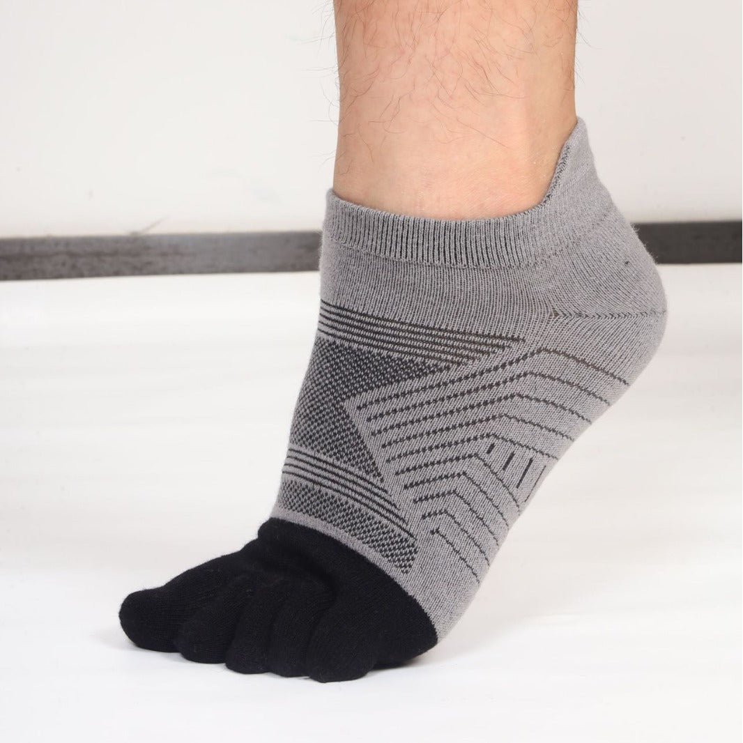 Wool Plush Toe Socks Men's Short Tube - Alpaca House